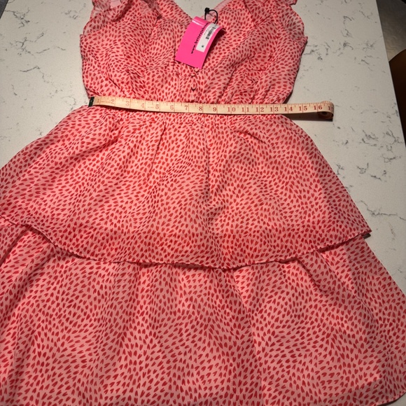 Tiny Hearts Mini Dress Pink - Almond Blossom - Picture 2 of 3